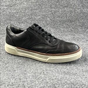 Allen Edmonds Burke Men's Black Leather Casual Sneakers size 9.5